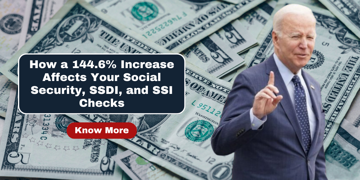 How a 144.6% Increase Affects Your Social Security, SSDI, and SSI Checks